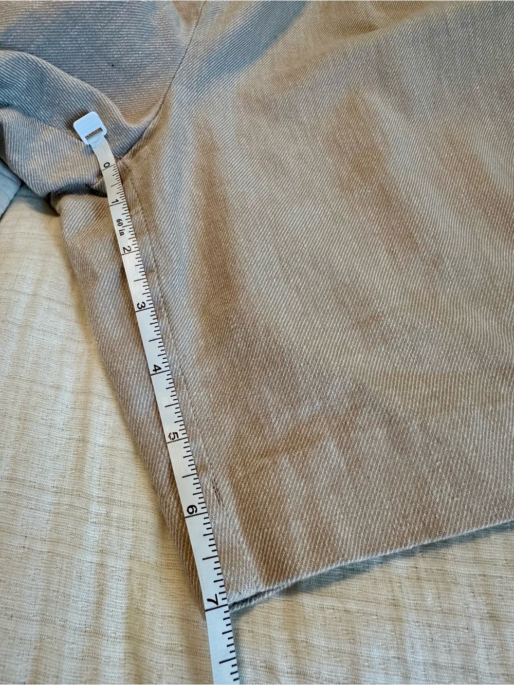 LOFT Beige Pleated Linen-Blend Shorts Women’s Size 4 - Picture 10 of 10